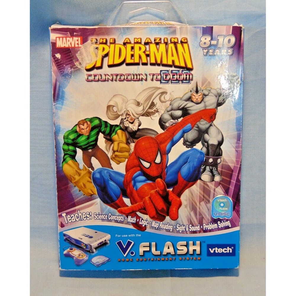 Marvel‎ "The Amazing Spider-Man Countdown to Doom" Vtech V.Flash 2006 New Sealed